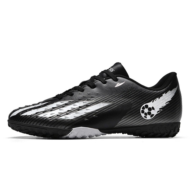 

Износостойкие футбольные бутсы для подростков с поддержкой баланса KUDING, черный turf