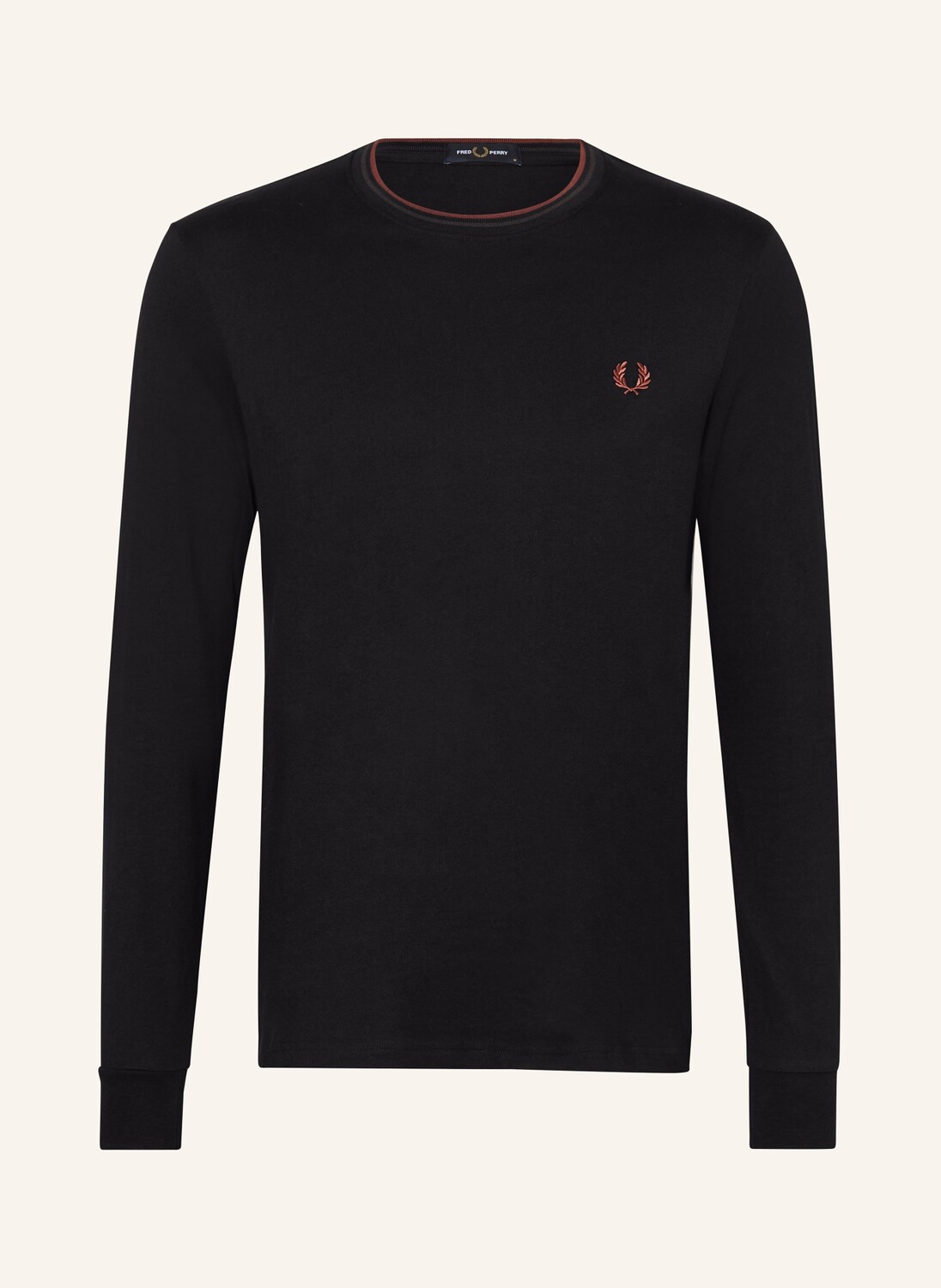 

Лонгслив FRED PERRY, черный