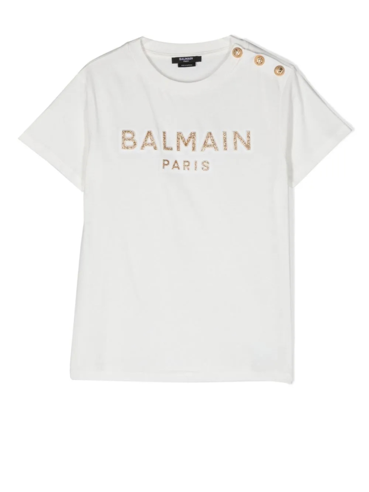 

Футболка с логотипом Balmain Kids, белый