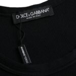 Черная майка без рукавов нижнее белье мужская футболка Dolce & Gabbana — фото 3