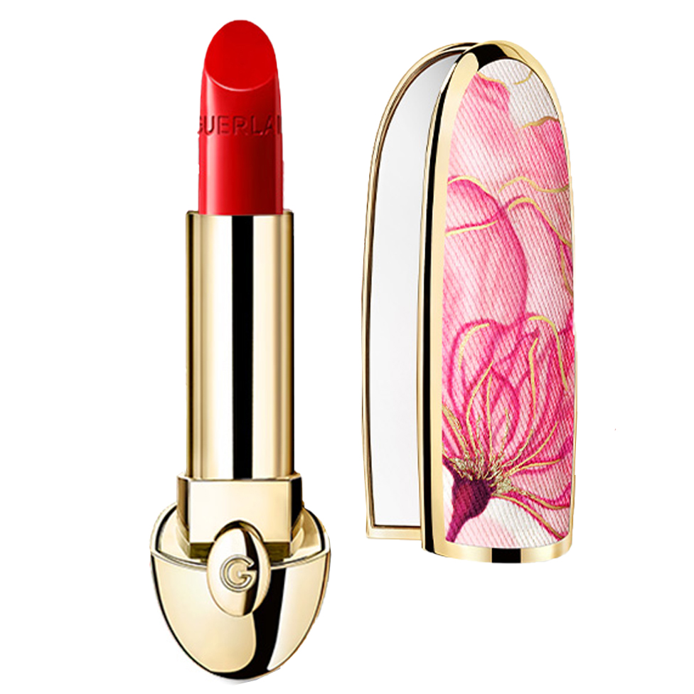 GUERLAIN JIAOLAN помада Pink Petal Ink Cherry Blossom Exquisite Gemstone, сатиновый блеск, легко растушевывается, 3,5 г — фото 2