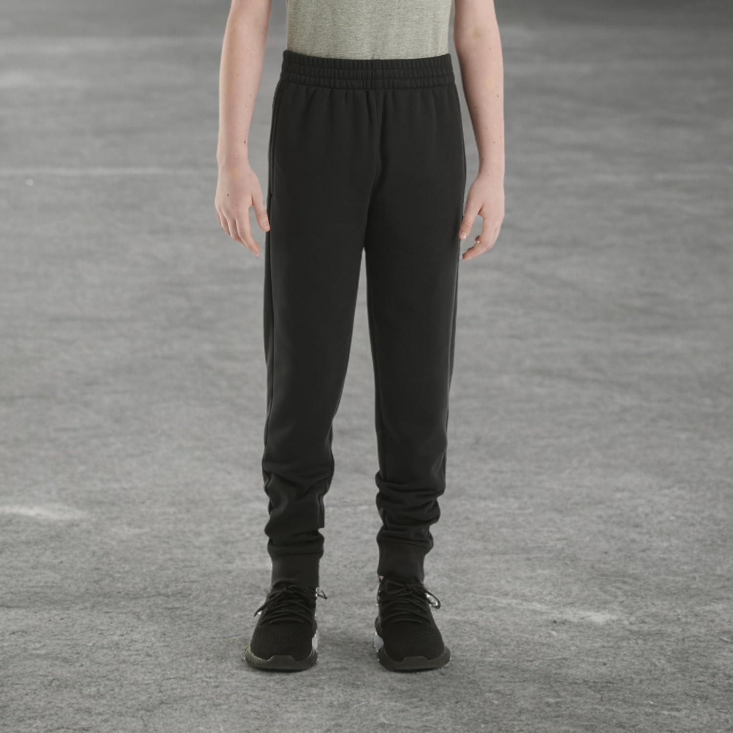 Детские флисовые спортивные брюки с логотипом Carhartt CK8429 для мальчиков, Black — фото 4