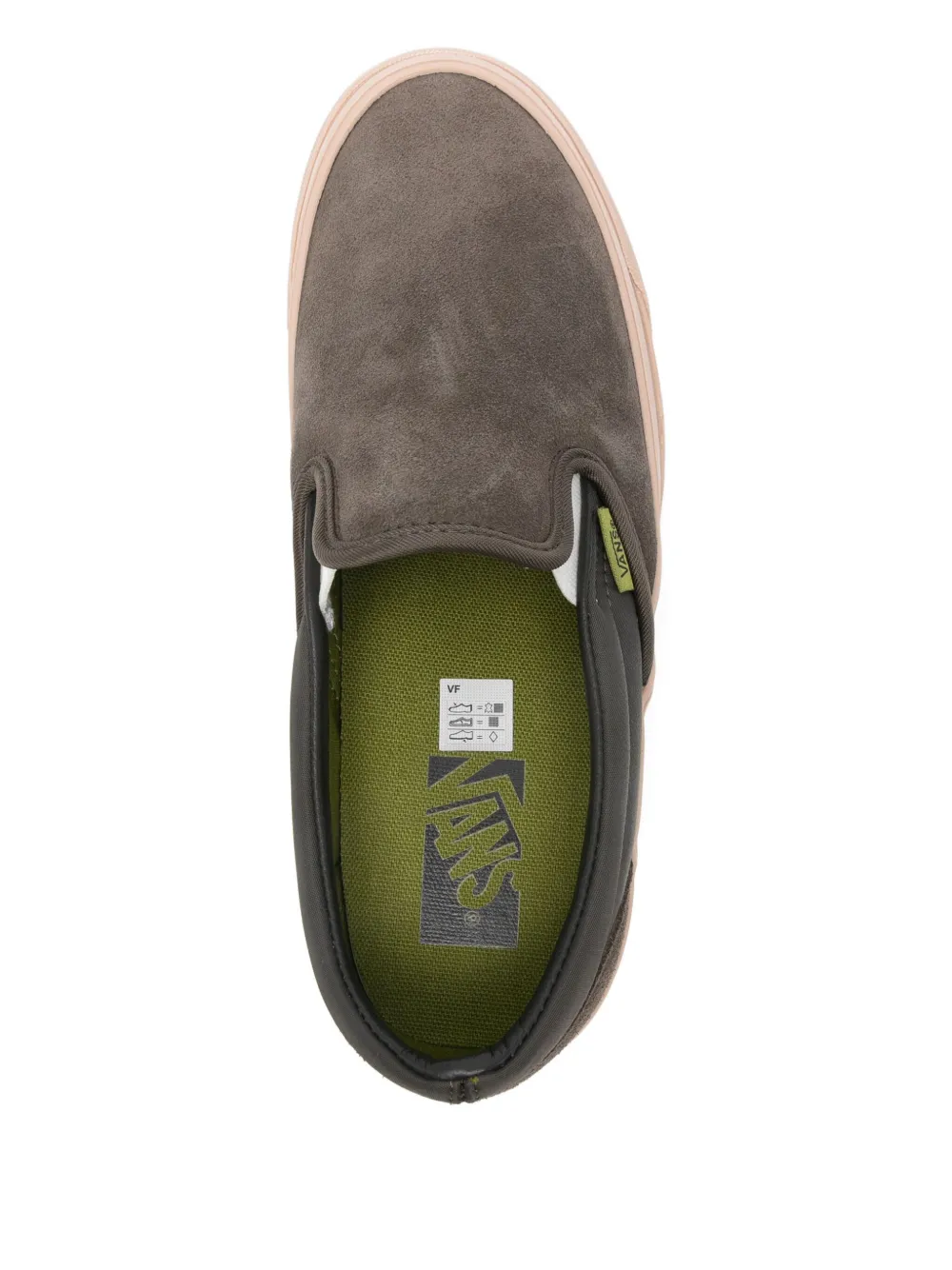 Кроссовки с замшевыми вставками Vans, коричневый — фото 4