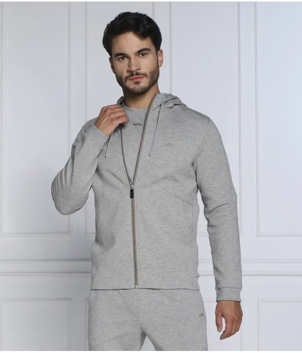 Обвисшая толстовка 2 regular fit Boss Green, серый — фото 3