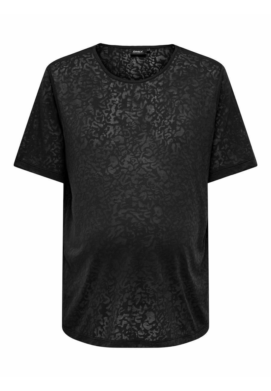 

Футболка с принтом KURZÄRMELIGES ONLY MATERNITY, черный