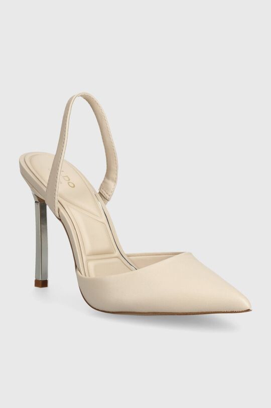 

Туфли из блестящей кожи на высоком каблуке Aldo, бежевый