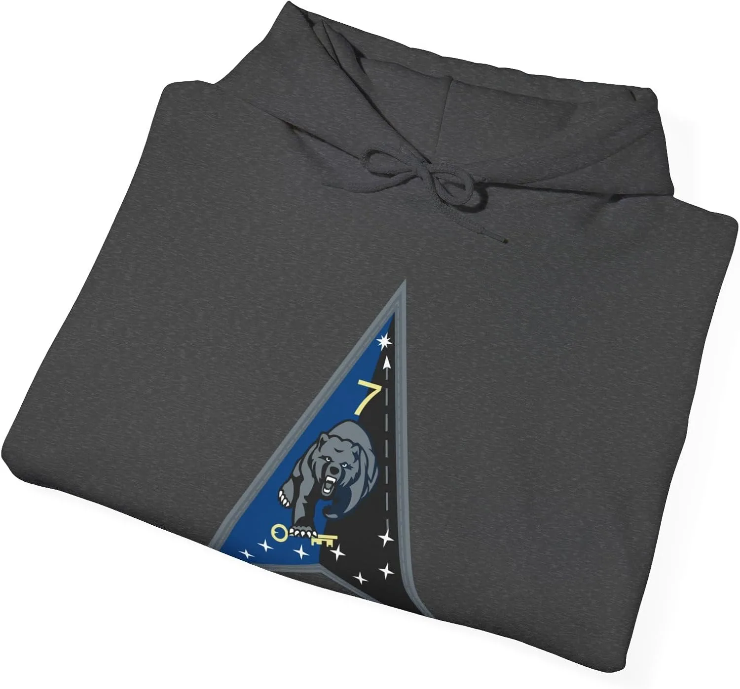 Толстовка Space Delta 7 (Космические силы США) GENERIC, Dark Heather — фото 4