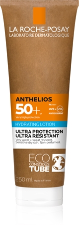 

Увлажняющее молочко для загара spf 50+ La Roche-Posay Anthelios Eco Tube, 250 ml