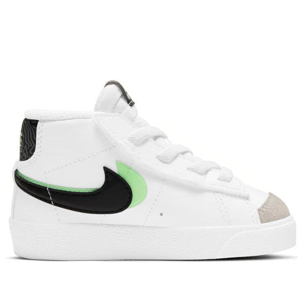 Кроссовки blazer mid '77 se 'double swoosh - white vapor green' Nike, белый — фото 2
