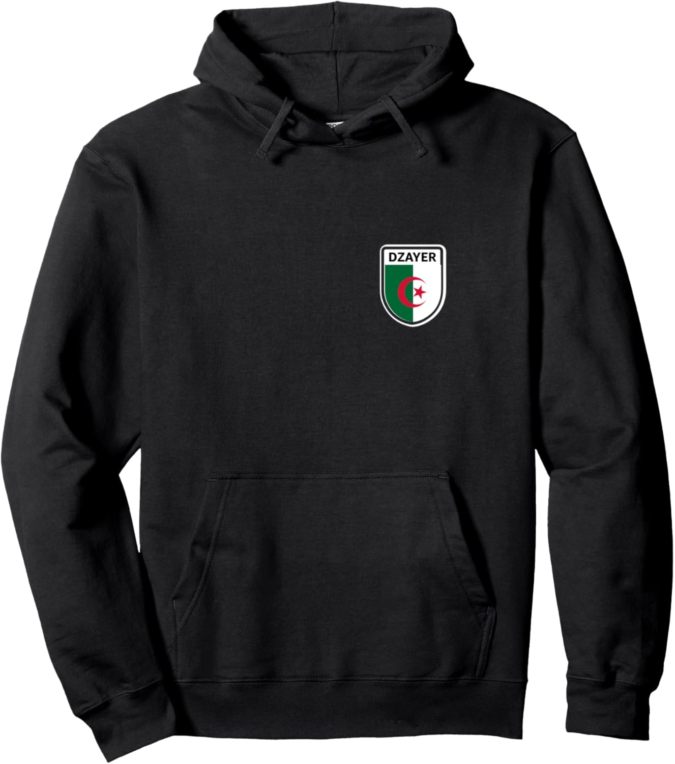 

Толстовка с флагом Алжира Algeria, черный