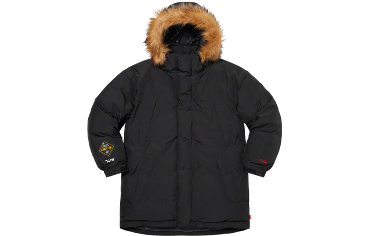 

Пуховик унисекс Supreme, оливково-зеленый