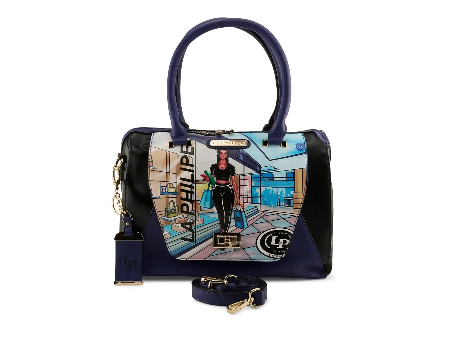 

La Philipe The City Satchel, фиолетовый