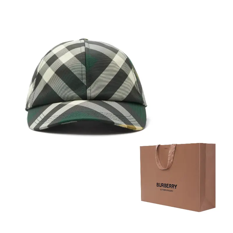 

Кепка мужская Burberry, зелено-желтый
