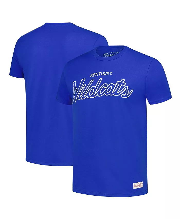 

Мужская футболка Royal Kentucky Wildcats Elite Script Mitchell & Ness