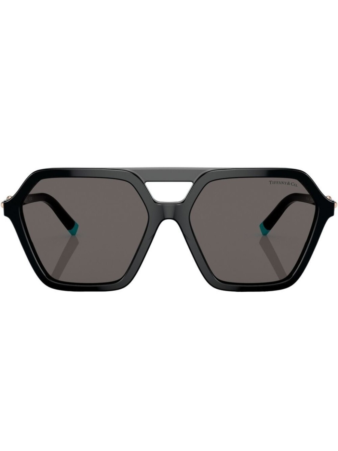 

Tiffany & Co Eyewear солнцезащитные очки-пилоты, черный