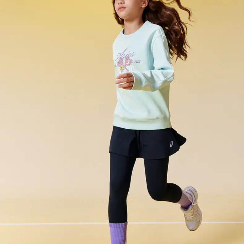 Спортивный свитшот для подростков ASICS, светло-зеленый — фото 4