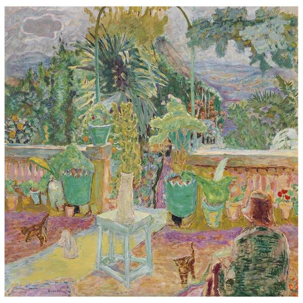 

Картина на холсте LegendArte Une Terrasse à Grasse, многоцветный