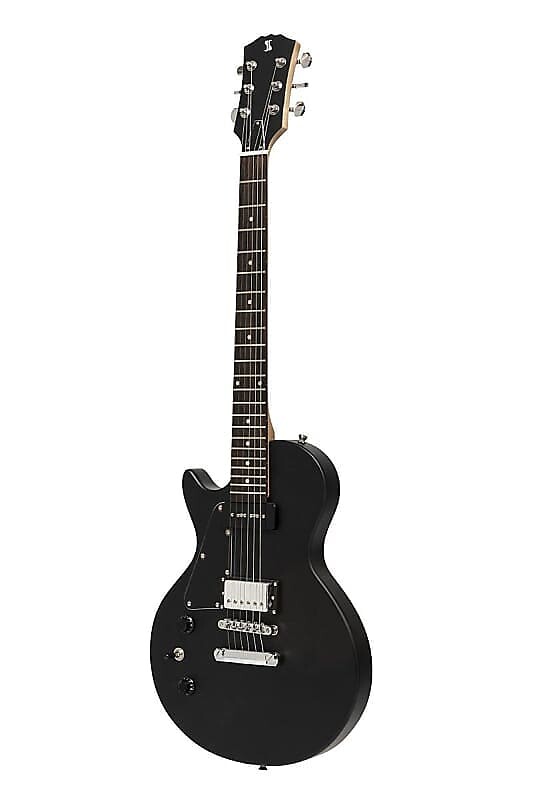 

Электрогитара Stagg Standard Series Flat Top Electric Guitar - Black - Left Hand
