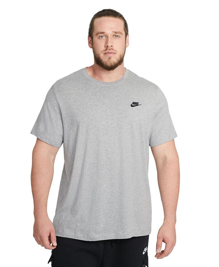 

Мужская футболка Sportswear Club Nike, цвет Dark Grey Heather