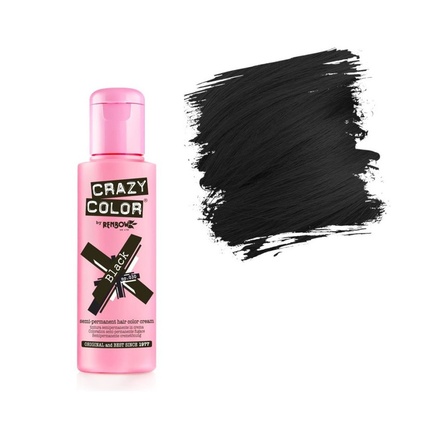 

Краска для волос Crazy Colour No.30, черная, 100 мл Fixbub
