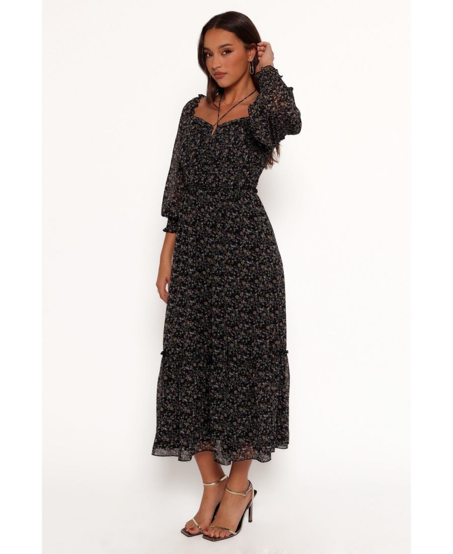 

Женское длинное платье Keziah с длинными рукавами Petal and Pup, Blue