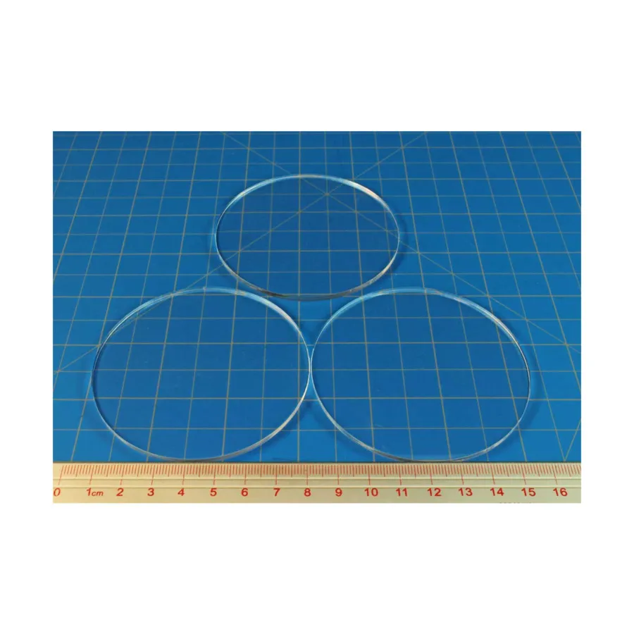 

Круглые основания - 80 мм (3), Miniature Bases - Clear Acrylic - 3mm Thick (Litko Aerosystems)