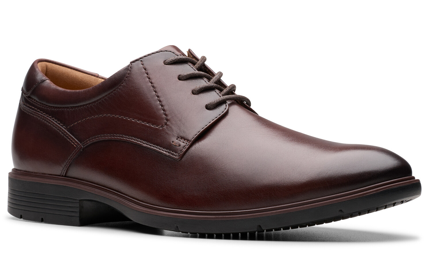 Мужские повседневные мужские низкие темно-коричневые Clarks — фото 2
