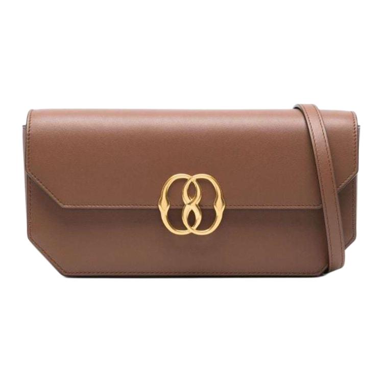 

BALLY Кожаная сумка с эмблемой, Umber