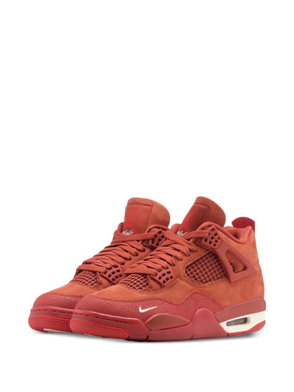 Кроссовки Air Jordan 4 OG Bike Air из коллаборации с Nigel Sylvester, оранжевый — фото 2