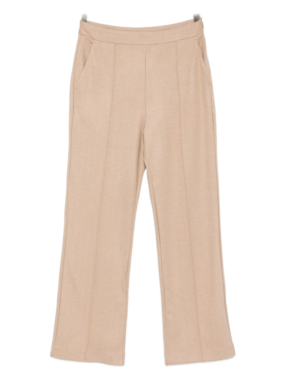 

Укороченные брюки с елочным узором Max Mara, нейтральный