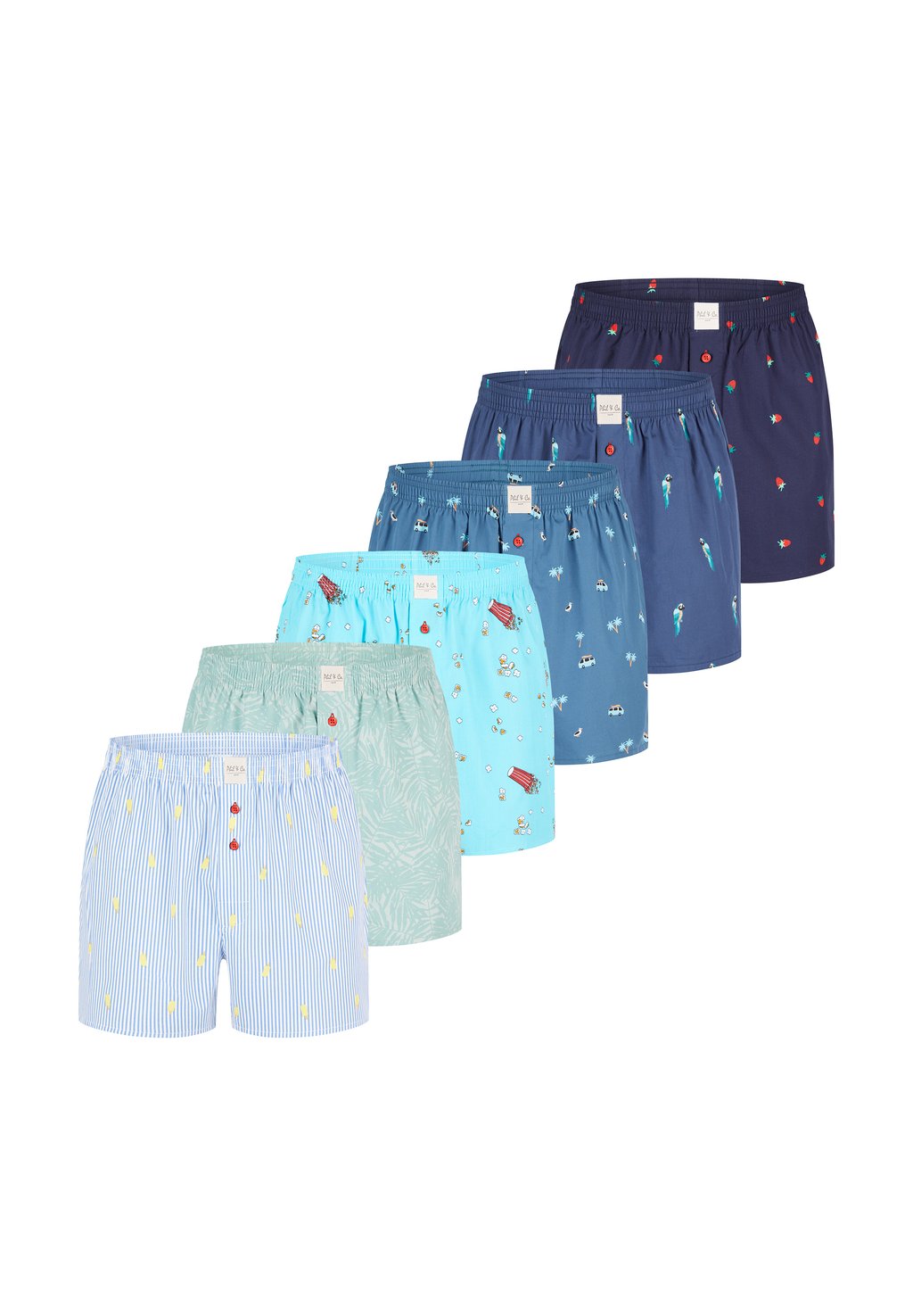 

Боксеры 6-PACK CLASSIC Phil & Co. Berlin, синий