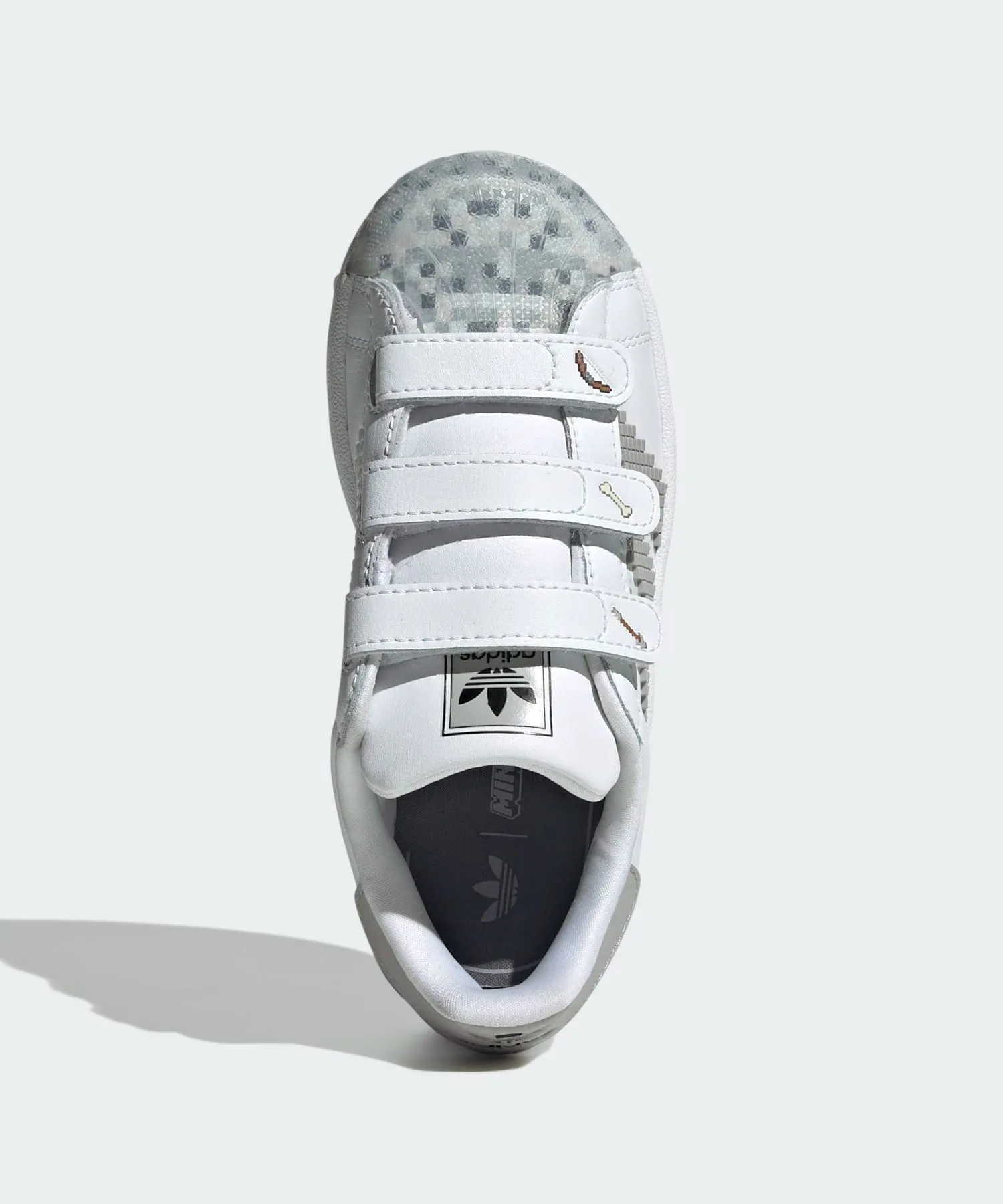 Детские кроссовки adidas Superstar II Comfort Closure X Minecraft Shoes — фото 2