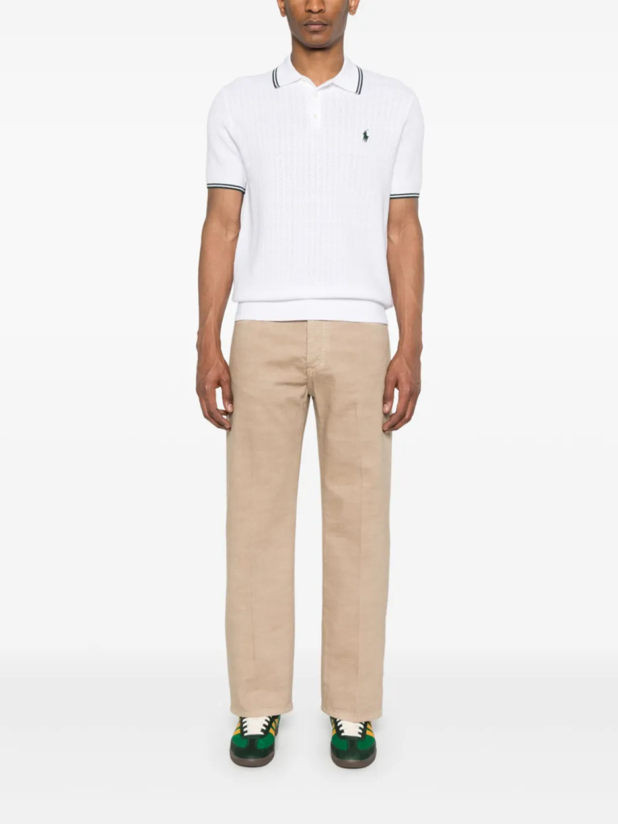 

Рубашка поло с вышивкой Polo Pony Polo Ralph Lauren, белый