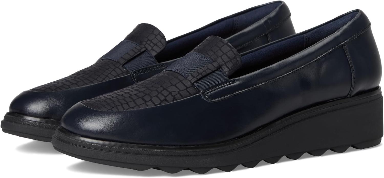 Лоферы Clarks Sharon Pace, цвет Navy Leather