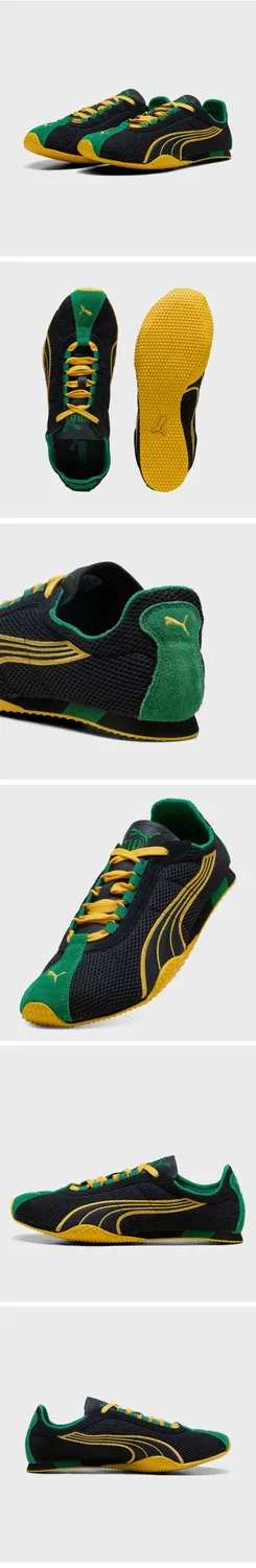 Мужские низкие кроссовки H-Street OG чёрно-жёлтые от Puma — фото 3