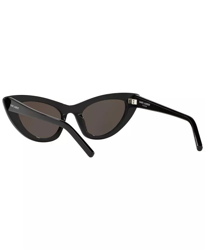 Женские солнцезащитные очки SL 213 Lily YS000090 Saint Laurent, черный — фото 3