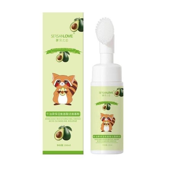 

Очищающая пенка с аминокислотами и авокадо, 150мл Sersanlove, Avocado Moisturizing Amino Acid Cleansing Mousse