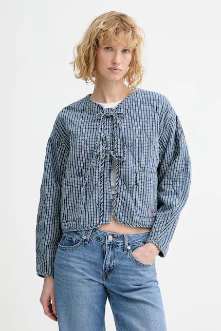 Куртка короткая утепленная модель RUE LINER JACKET Levi's, синий