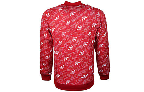 Куртка originals monogram tt sports jacket red Adidas, красный — фото 2