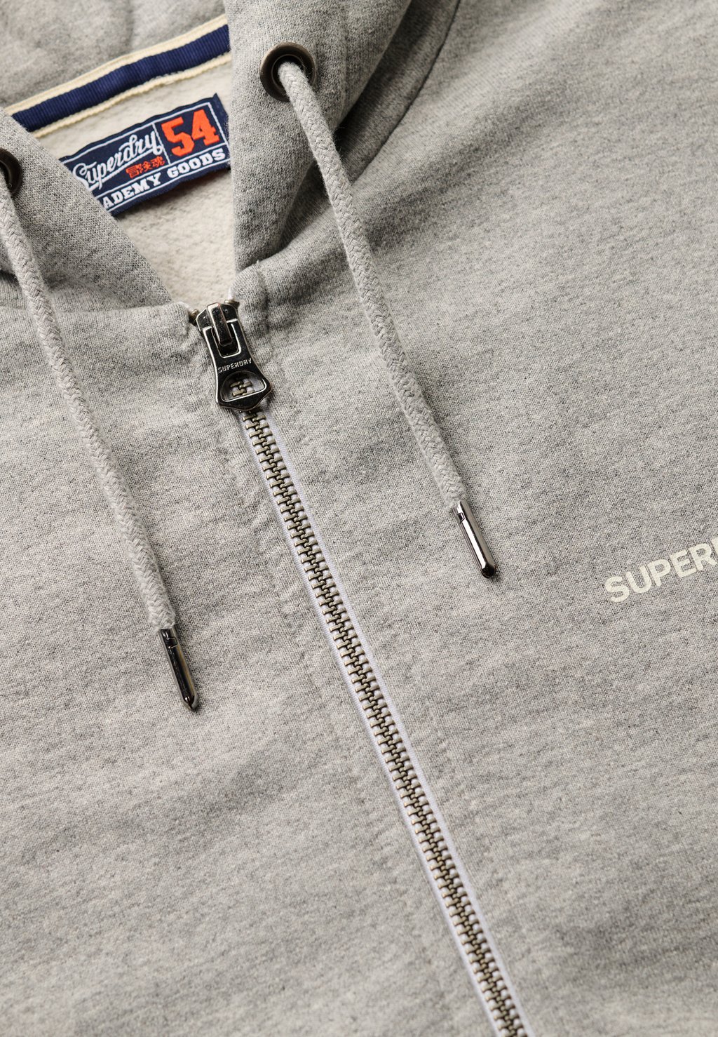 

Толстовка на молнии Superdry, темно-серый