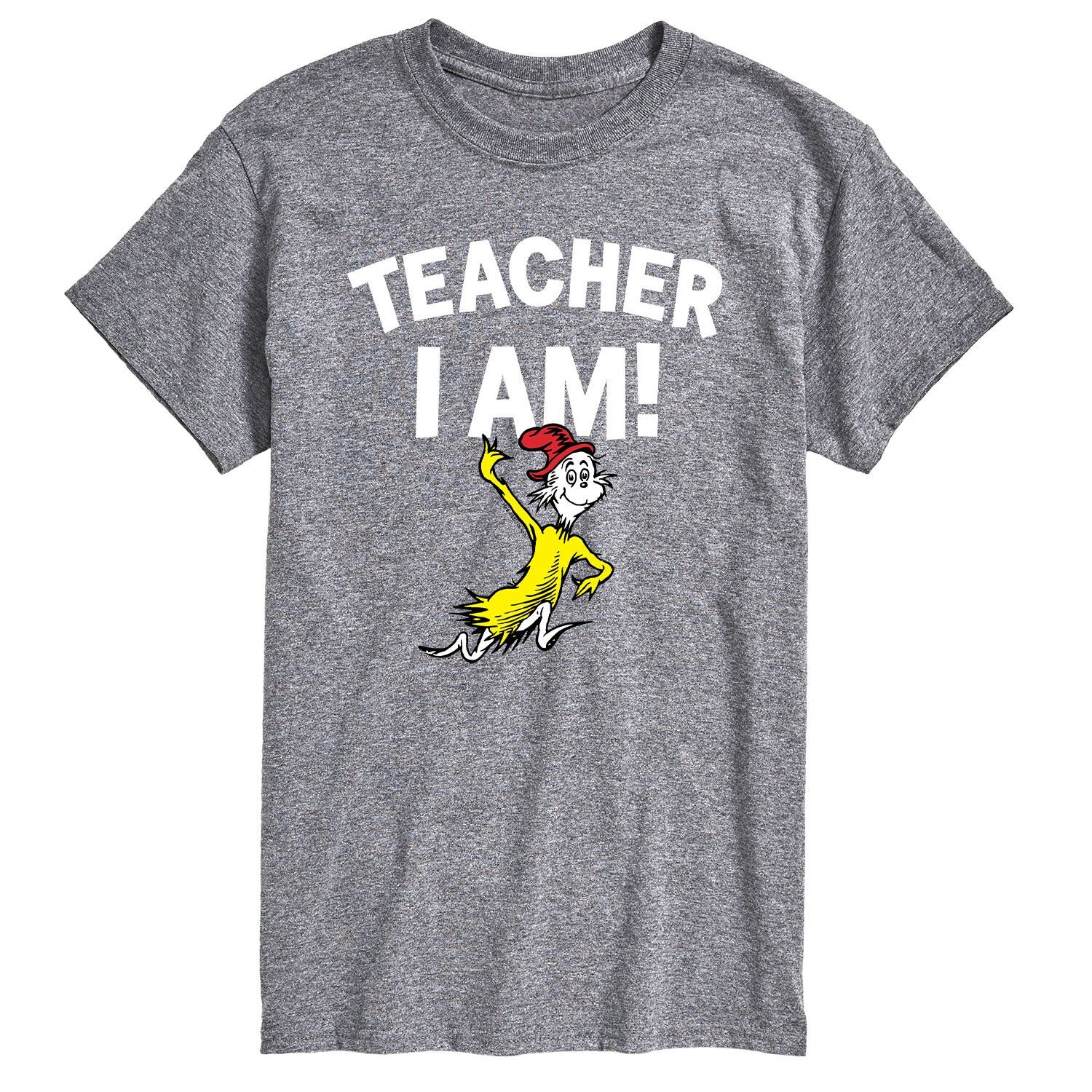 

Мужская футболка Dr. Seuss Teacher I Am Tee Licensed Character