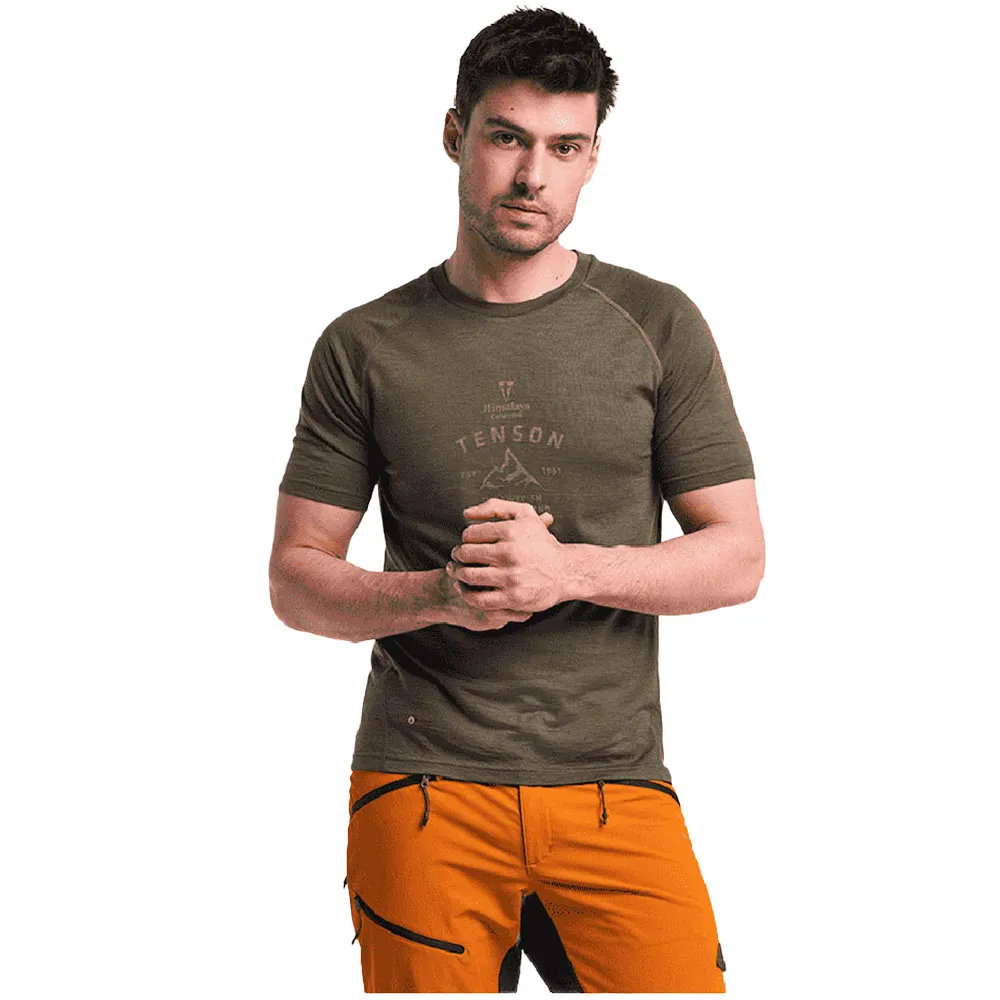 

Футболка с коротким рукавом Tenson Himalaya Merino, зеленый
