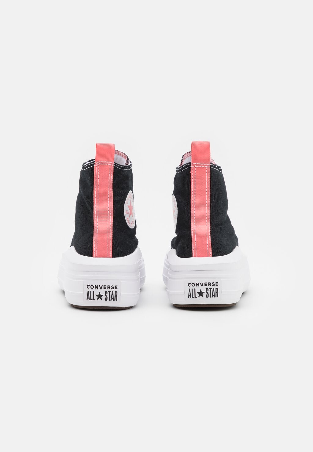 Высокие кеды Chuck Taylor All Star Move Converse, цвет black/pink salt/white — фото 3