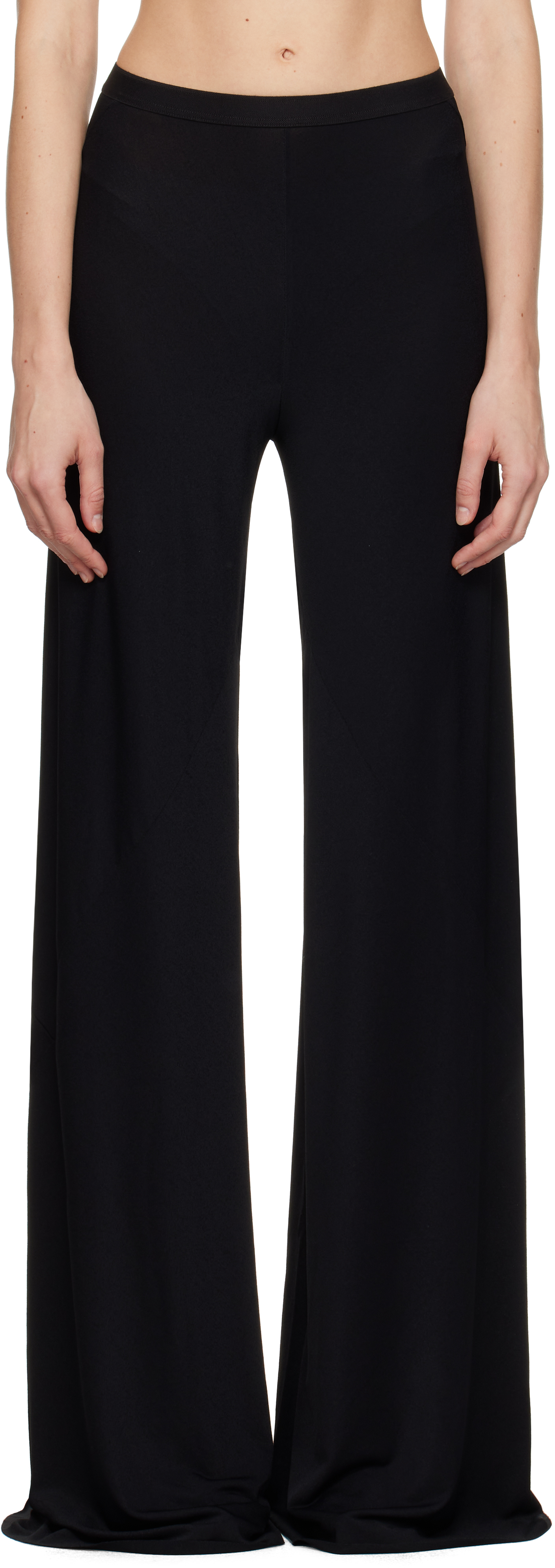 

Брюки Porterville Farrah Bias Lounge Rick Owens Lilies, черный