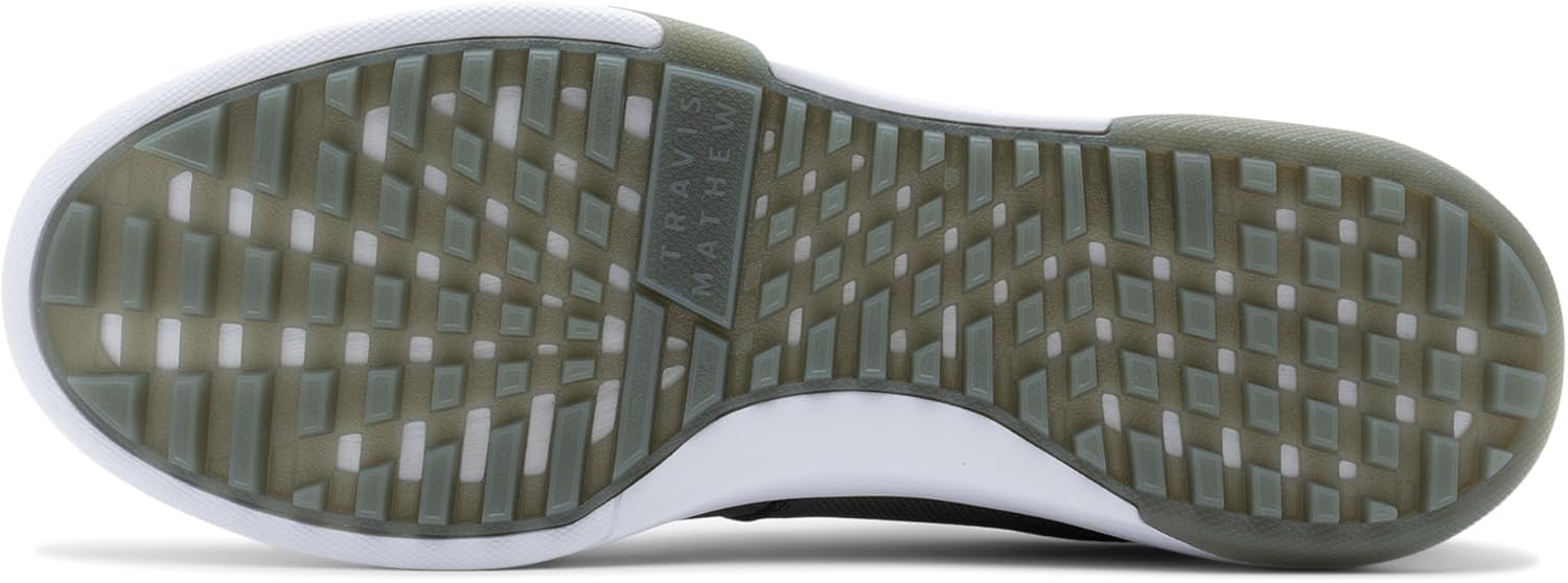 Мужские гибридные кроссовки TravisMathew The Daily Pro, оливковый — фото 4