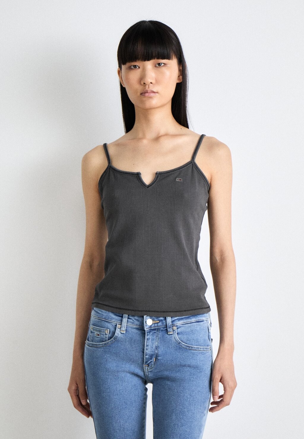 

Топ Neckline Tommy Hilfiger, черный