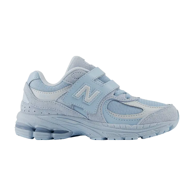 

Кроссовки New Balance 2002R Hook & Loop Little Kid Wide 'Light Chrome Blue', синий