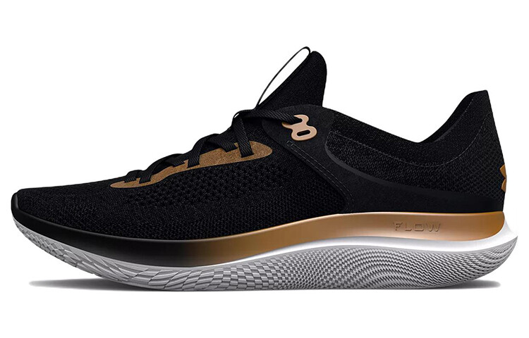 

Кроссовки Flow Synchronicity женские с низким верхом, черные/золотые Under Armour