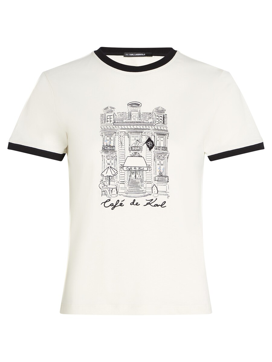 

Рубашка Karl Lagerfeld KL x Jorge Parra, белый