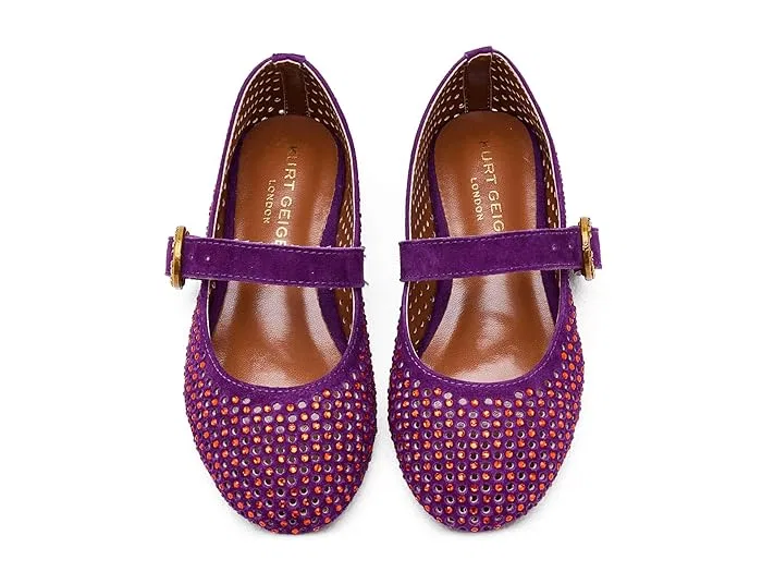 Балетки Mini Mayfair Kurt Geiger London Kids, Deep Purple — фото 3